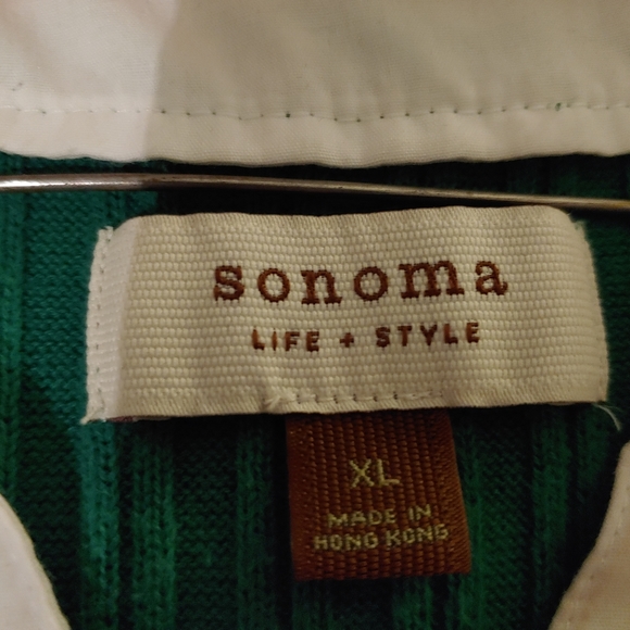 Green and white tunic - Picture 2 of 2